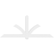 Ekena Millwork Redmond Architectural Grade PVC Gable Bracket, 108"W x 45"H x 4"D x 6"F, 10/12 Pitch GBP108X45X0406RED00 - alternate 5